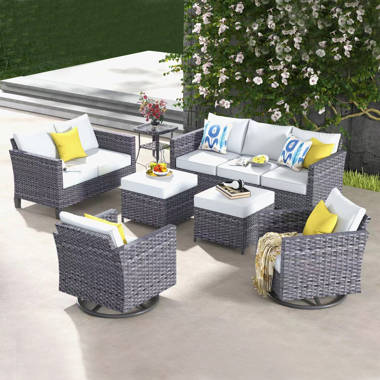 2 piece deep seat outdoor replacement cushion set ebern designs new arrivals